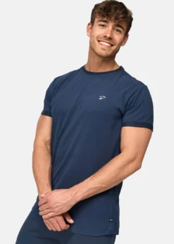 Indicode Jeans KLOGE - T-shirt Basic - Navy | Wygodna i stylowa koszulka męska