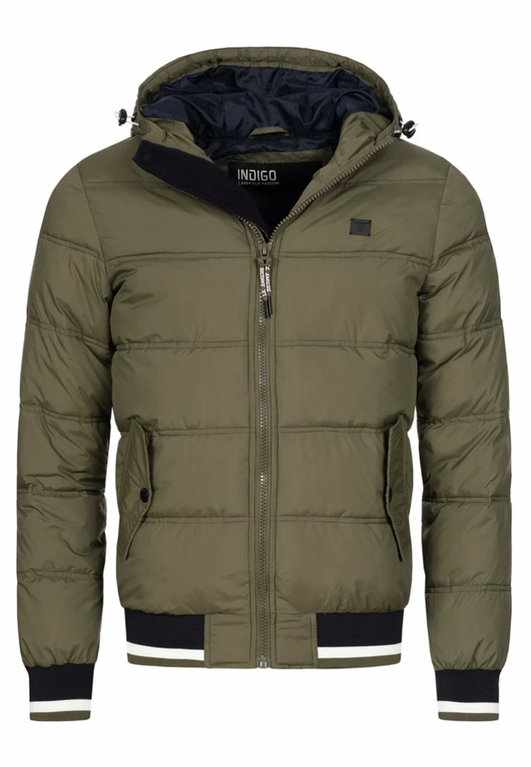Indicode Jeans REGULAR FIT - Kurtka Zimowa - Dark Green | Odzież/Promocje 6 Indicode Jeans REGULAR FIT - Kurtka Zimowa - Dark Green | Odzież/Promocje - obrazek 6