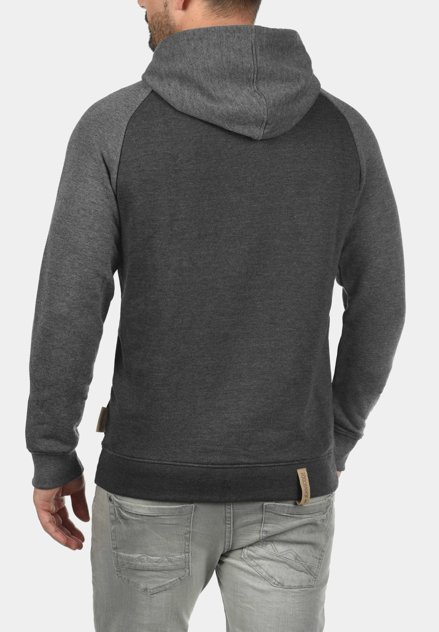 Indicode Jeans ELLIOT - Bluza Z Kapturem - Charcoal | Bluzy Męskie | Wysoka Jakość 2 Indicode Jeans ELLIOT - Bluza Z Kapturem - Charcoal | Bluzy Męskie | Wysoka Jakość - obrazek 2