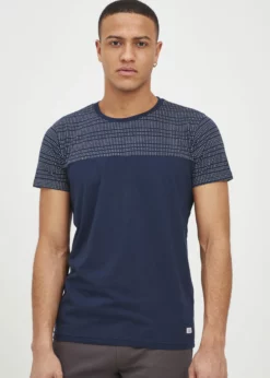 Indicode Jeans IDROSTO - T-shirt Z Nadrukiem - Navy | Odzież Męska