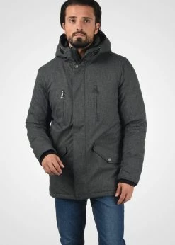 Indicode Jeans IDSCIPIO - Kurtka Zimowa - Charcoal Mix | Kurtki Męskie