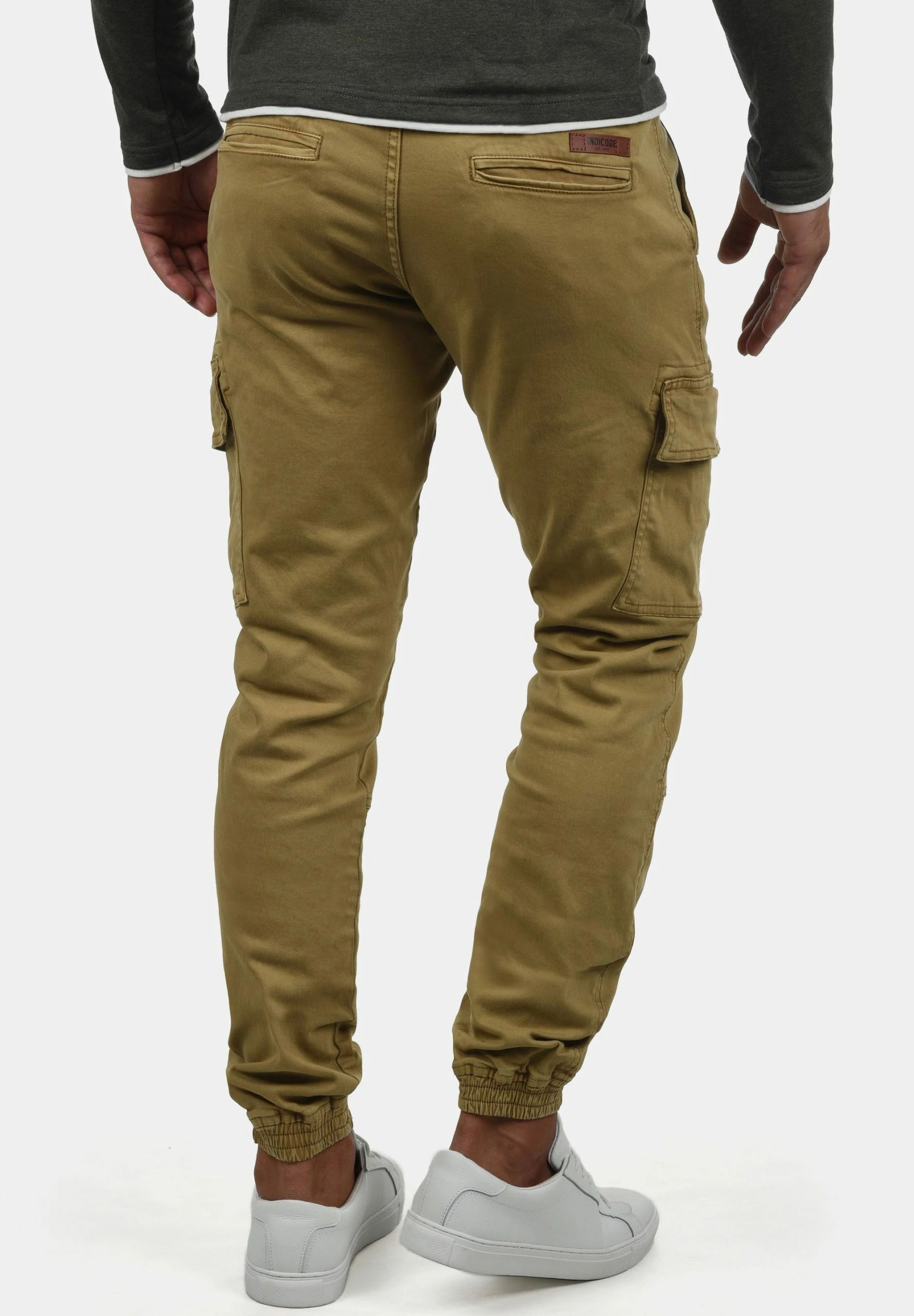 Indicode Jeans IDBROMFIELD - Bojówki w Kolorze Olive | Wysoka Jakość | Odzież Męska 2 Indicode Jeans IDBROMFIELD - Bojówki w Kolorze Olive | Wysoka Jakość | Odzież Męska - obrazek 2