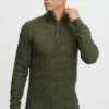 Indicode Jeans IDVALERO - Sweter - Army | Sweter męski w kolorze militarnym