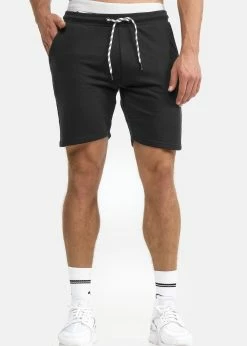 Indicode Jeans Yates - Szorty Męskie Czarny - Wygodne i Stylowe