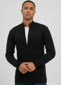 Indicode Jeans IDERNOLDO Kardigan - Czarny | Elegancki i Wygodny