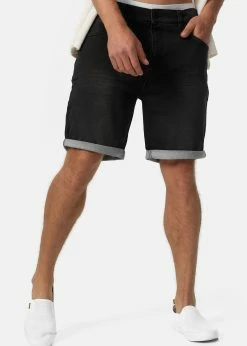 Indicode Jeans LONAR - Szorty Jeansowe - Black | Odzież/Promocje -Indicode Jeans Sklep 39a737c5739643eaa177b5be0b0d7890 scaled