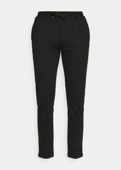 Indicode Jeans EBERLEIN - Spodnie Materiałowe Czarny Z Podwiniętymi Nogawkami -Indicode Jeans Sklep 39db88de102d495e98e84b90cdd52bf5 scaled