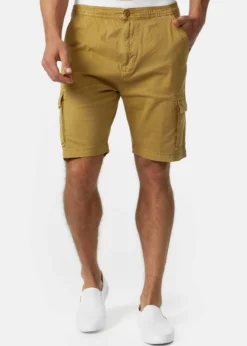 Indicode Jeans KINNAIRD - Szorty Męskie - Amber | Wysoka Jakość | Odzież Męska