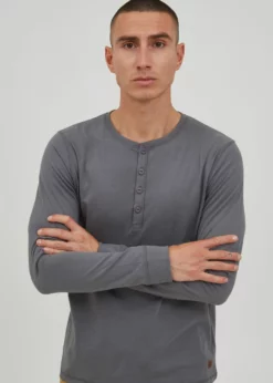 Indicode Jeans IDARMANDO - Bluzka Z Długim Rękawem - Pewter | Odzież Męska