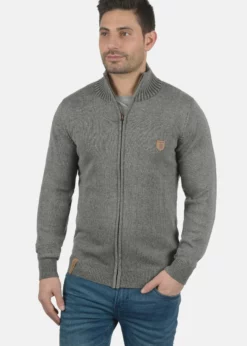 Indicode Jeans IDANDY - Kardigan w Kolorze Grey Mix - Wysoka Jakość i Styl