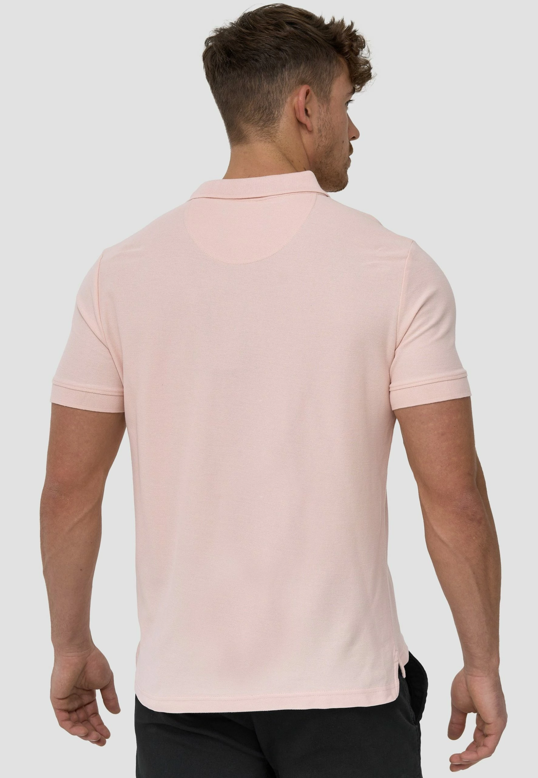 Indicode Jeans WADIM - Koszulka Polo - Chintz Rose | Odzież Męska 3 Indicode Jeans WADIM - Koszulka Polo - Chintz Rose | Odzież Męska - obrazek 3
