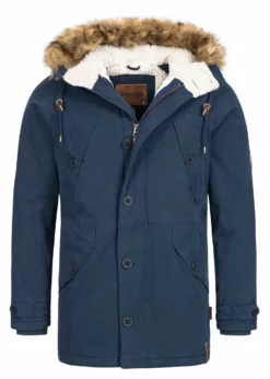 Indicode Jeans Płaszcz Zimowy - Navy | Elegancki i Ciepły Płaszcz Męski -Indicode Jeans Sklep 3e3bcca202a2467286ea89c81d441f37