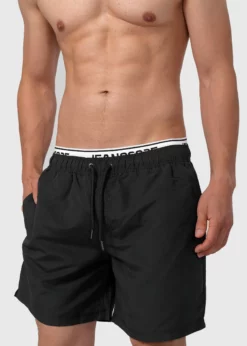 Indicode Jeans SOLOMON - Szorty Kąpielowe - Czarny | Najwyższa jakość