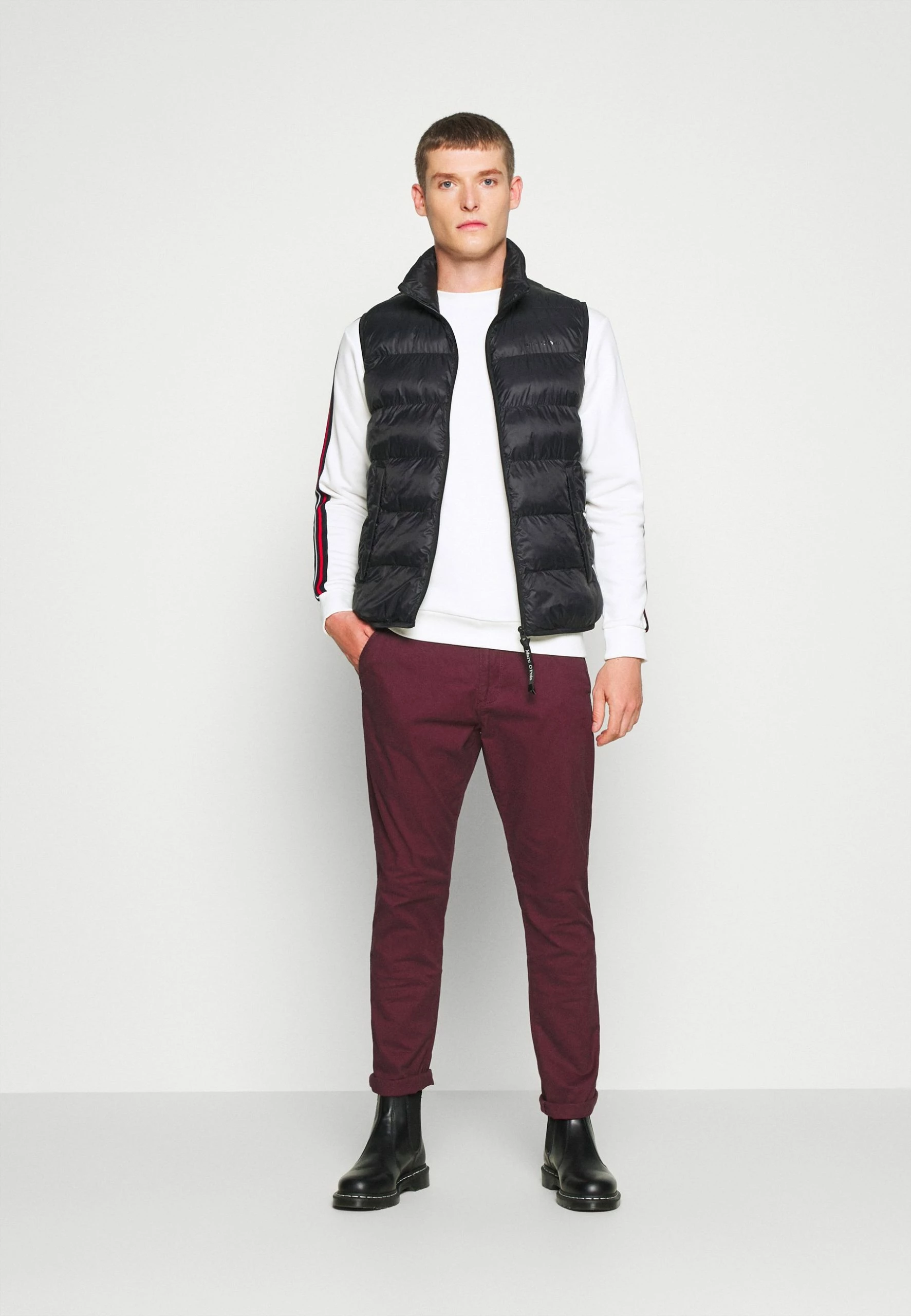 Indicode Jeans GOVER - Chinosy - Zinfandel - Męskie spodnie chino 2 Indicode Jeans GOVER - Chinosy - Zinfandel - Męskie spodnie chino - obrazek 2