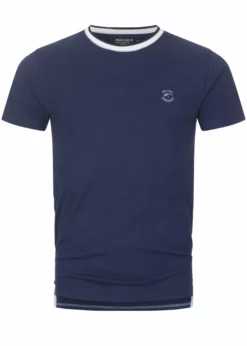 Indicode Jeans T-shirt Basic - Navy | Męska Koszulka Bawełniana | Odzież Męska -Indicode Jeans Sklep 41b77526c6174fb2adca4627fb3cb5c3 scaled