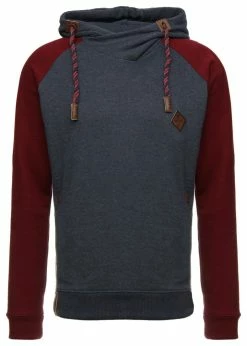 Indicode Jeans DYOTT - Bluza Z Kapturem - Bordeaux Mix | Bluzy Męskie | Wysoka Jakość -Indicode Jeans Sklep 42b56d33184f493eba373864c83fae97