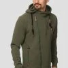 Indicode Jeans ELM - Bluza Rozpinana - Army | Bluzy Męskie