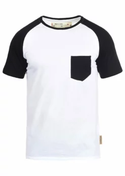 Indicode Jeans IDGRESHAM - T-shirt Z Nadrukiem - Biały Czarny | Modna Odzież Męska -Indicode Jeans Sklep 43d9b847a33a44bcbf7576850eb2ce13 scaled