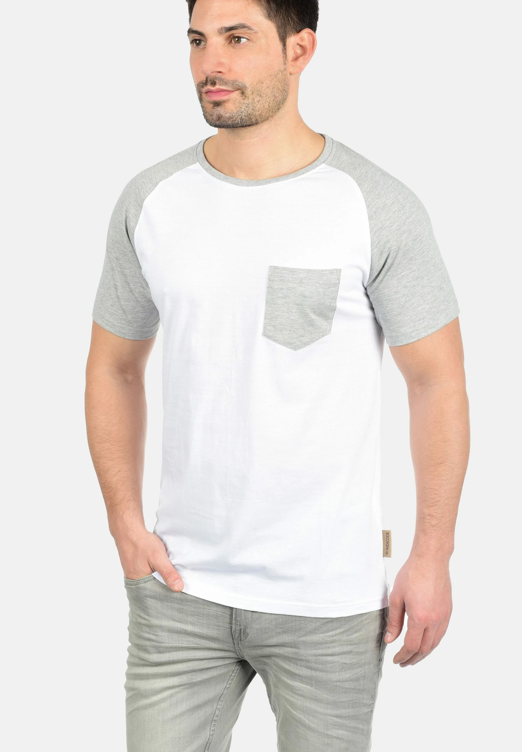 Indicode Jeans IDGRESHAM - T-shirt Z Nadrukiem - Biała | Odzież/Promocje 1 Indicode Jeans IDGRESHAM - T-shirt Z Nadrukiem - Biała | Odzież/Promocje
