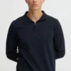 Sweter męski Indicode Jeans IDNADOL - Navy | Elegancki i wygodny