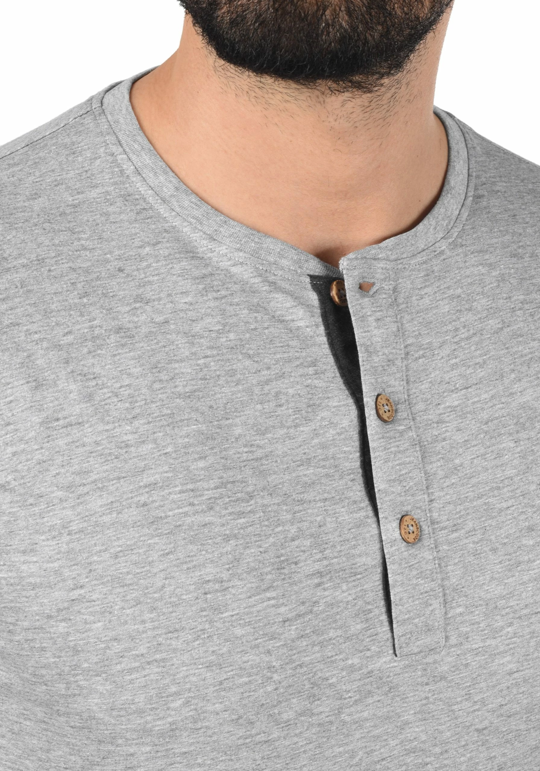 Indicode Jeans IDGIFFORD - Bluzka Z Długim Rękawem - Light Grey | Odzież Męska 4 Indicode Jeans IDGIFFORD - Bluzka Z Długim Rękawem - Light Grey | Odzież Męska - obrazek 4