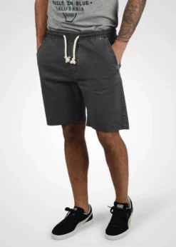Indicode Jeans IDABBEY - Szorty Męskie - Ciemny Szary