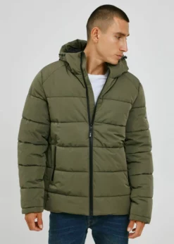 Indicode Jeans IDHERSCHEL - Kurtka Zimowa Army - Najwyższa Jakość