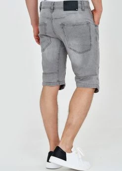 Indicode Jeans LEON - Szorty Jeansowe - Lt Grey | Męskie Szorty z Elastycznej Dżinsowej Tkaniny -Indicode Jeans Sklep 45cdacbd15ef4526988d310a389af434 scaled