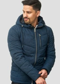 Indicode Jeans CIRCUS - Kurtka Zimowa Navy | Kurtki Męskie -Indicode Jeans Sklep 46002fab884b4242bb4f2241a9544c67