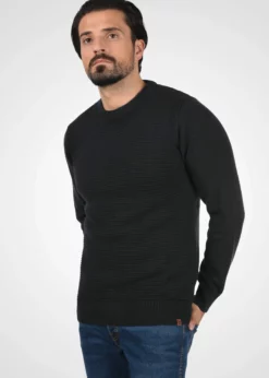 Sweter Indicode Jeans IDRICARDO - Czarny | Elegancki i Wygodny