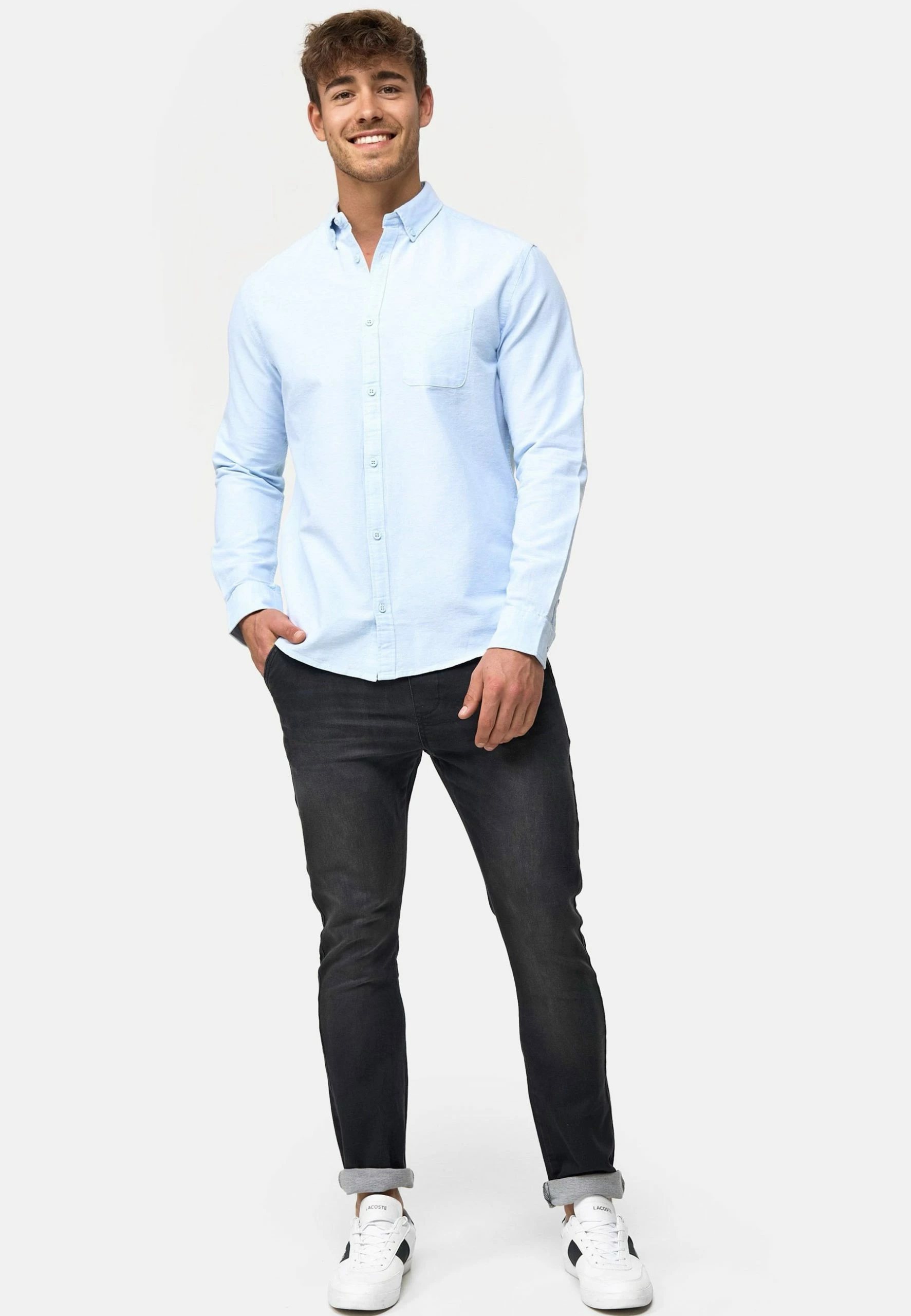 Indicode Jeans LANGARM KEPNER - Koszula - Sky Way | Modna Odzież Męska 2 Indicode Jeans LANGARM KEPNER - Koszula - Sky Way | Modna Odzież Męska - obrazek 2