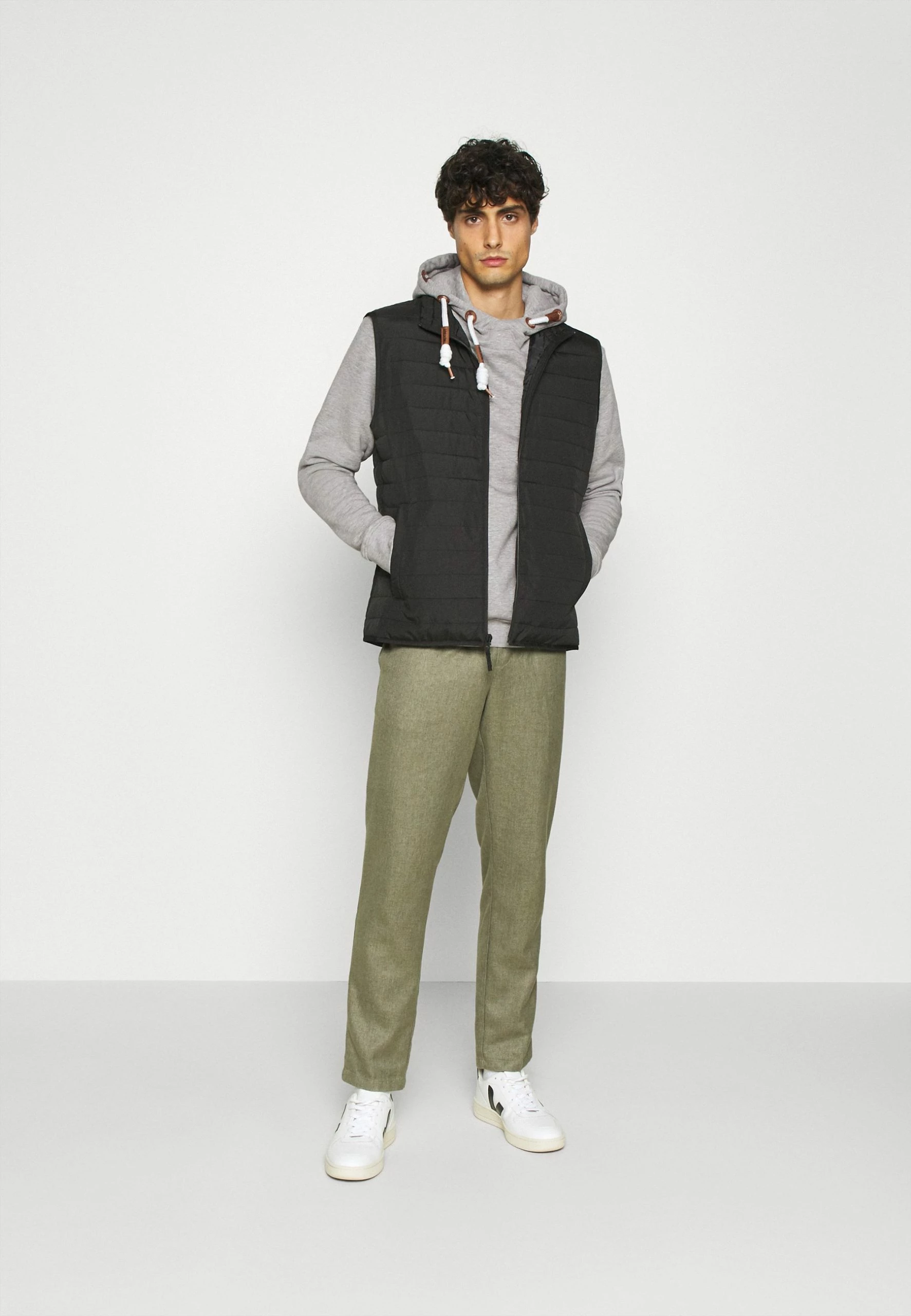 Indicode Jeans NEVILLY - Bluza Z Kapturem - Light Grey Mix | Bluzy/Odzież 2 Indicode Jeans NEVILLY - Bluza Z Kapturem - Light Grey Mix | Bluzy/Odzież - obrazek 2