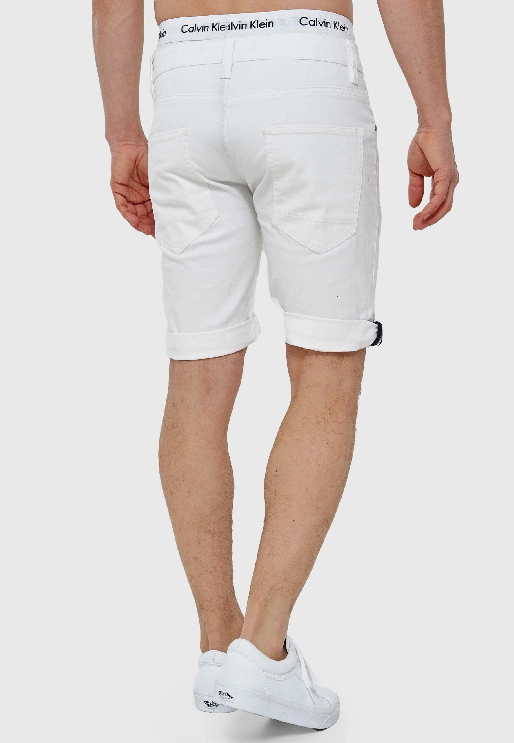 Indicode Jeans VILLEURBANNE - Szorty Jeansowe Offwhite | Krótkie Spodnie Damskie 3 Indicode Jeans VILLEURBANNE - Szorty Jeansowe Offwhite | Krótkie Spodnie Damskie - obrazek 3