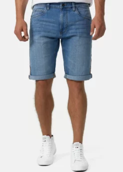 Indicode Jeans Szorty Jeansowe - Blue Wash | Męskie Szorty Denim | Wysoka Jakość