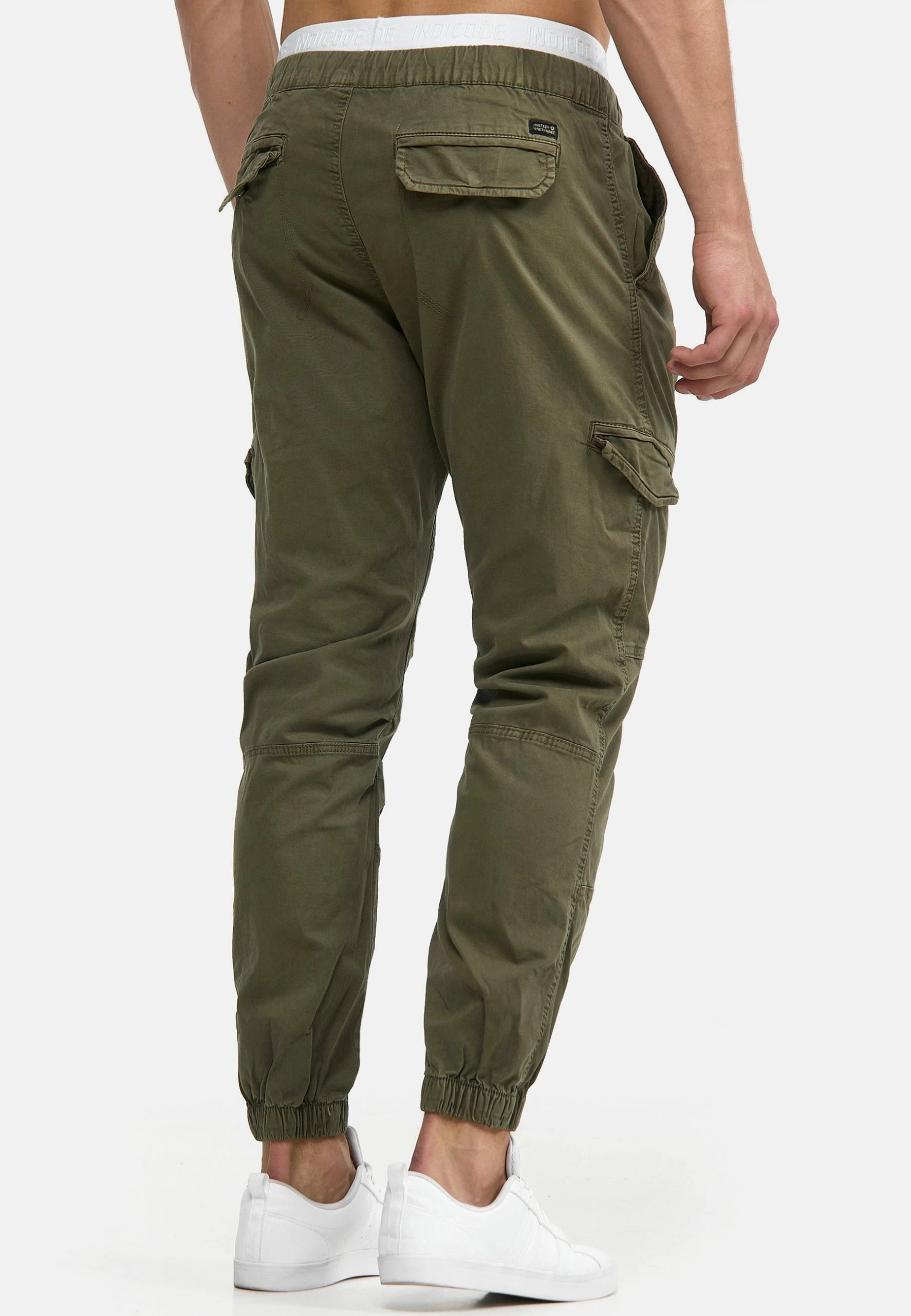 Indicode Jeans LEVI - Bojówki - Army - Spodnie Męskie - Odzież 3 Indicode Jeans LEVI - Bojówki - Army - Spodnie Męskie - Odzież - obrazek 3