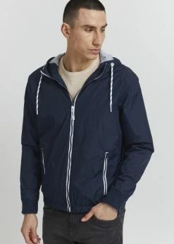 Indicode Jeans IDRikko - Kurtka Przejściowa - Navy | Kurtki Męskie | Modowa Kurtka Wiosenna