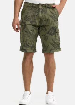 Indicode Jeans ALBERT - Szorty - Army | Krótkie Spodenki Męskie