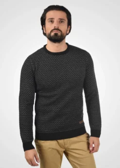 Indicode Jeans IDCOPPLER - Sweter - Czarny | Wysoka jakość | Odzież/Swetry i kardigany