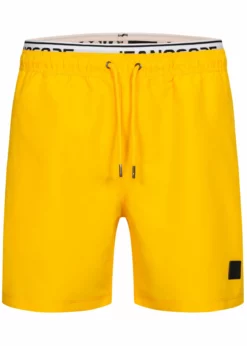 Indicode Jeans SOLOMON - Szorty Kąpielowe - Lemon Pie | Modne i Wygodne
