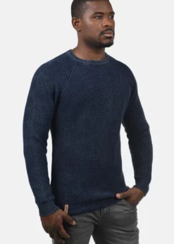 Indicode Jeans IDROCKFORD - Sweter Męski w Kolorze Navy | Elegancki i Wygodny