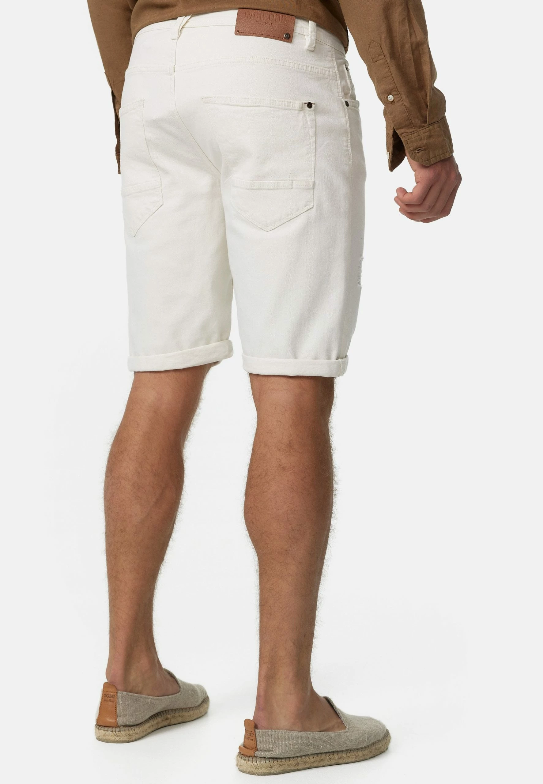 Indicode Jeans Szorty Jeansowe Marshmellow - Wyjątkowe krótkie spodnie damskie 3 Indicode Jeans Szorty Jeansowe Marshmellow - Wyjątkowe krótkie spodnie damskie - obrazek 3