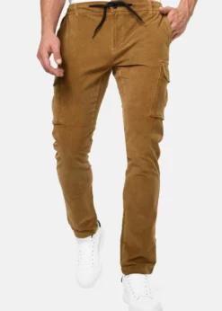 Indicode Jeans MONTGOMERY - Bojówki z Gumą | Spodnie Męskie | Odzież/Spodnie