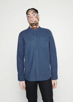 Indicode Jeans RAFFI - Koszula - Blue Black Denim | Wyjątkowe Spodnie Męskie