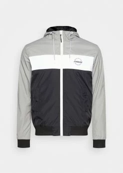 Indicode Jeans KEYSE - Wiatrówka Light Grey | Kurtki Męskie | Odzież