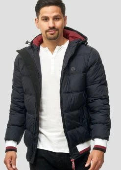 Indicode Jeans REGULAR FIT - Kurtka Zimowa - Czarna | Kurtki Męskie