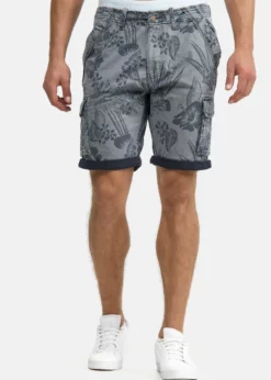 Indicode Jeans ALBERT - Szorty - Light Gray | Eleganckie i Wygodne Szorty Męskie