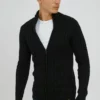 Indicode Jeans PAULOMO - Kardigan - Czarny | Elegancki i Wygodny Sweter Męski