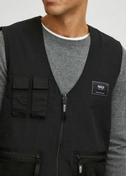 Indicode Jeans IDPIET - Kamizelka - Czarna | Odzież/Promocje -Indicode Jeans Sklep 579409419d4f4c038ad6eba5c467d46d scaled