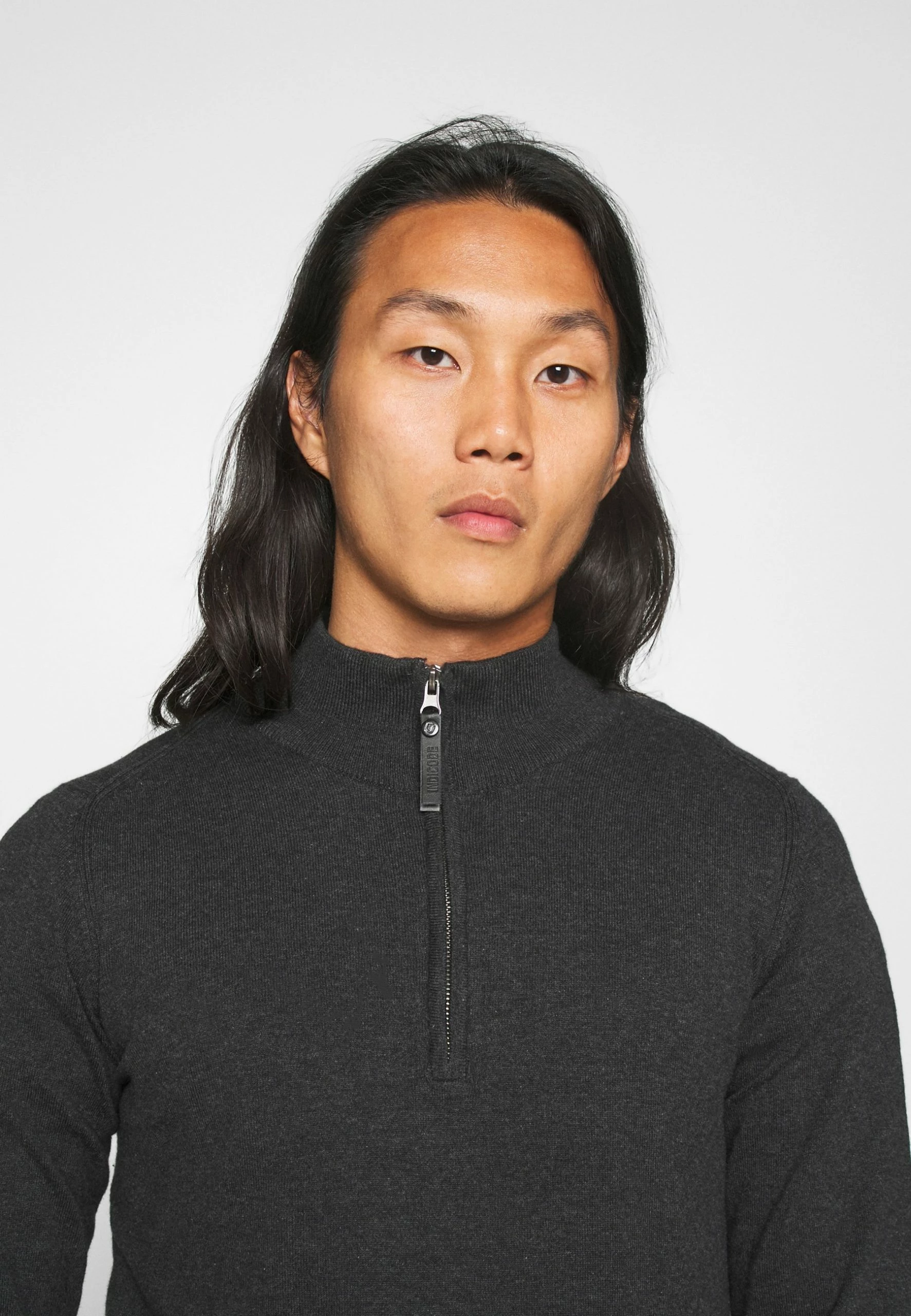 Indicode Jeans ANCONA - Sweter - Charcoal Mix | Elegancki i Wygodny 4 Indicode Jeans ANCONA - Sweter - Charcoal Mix | Elegancki i Wygodny - obrazek 4