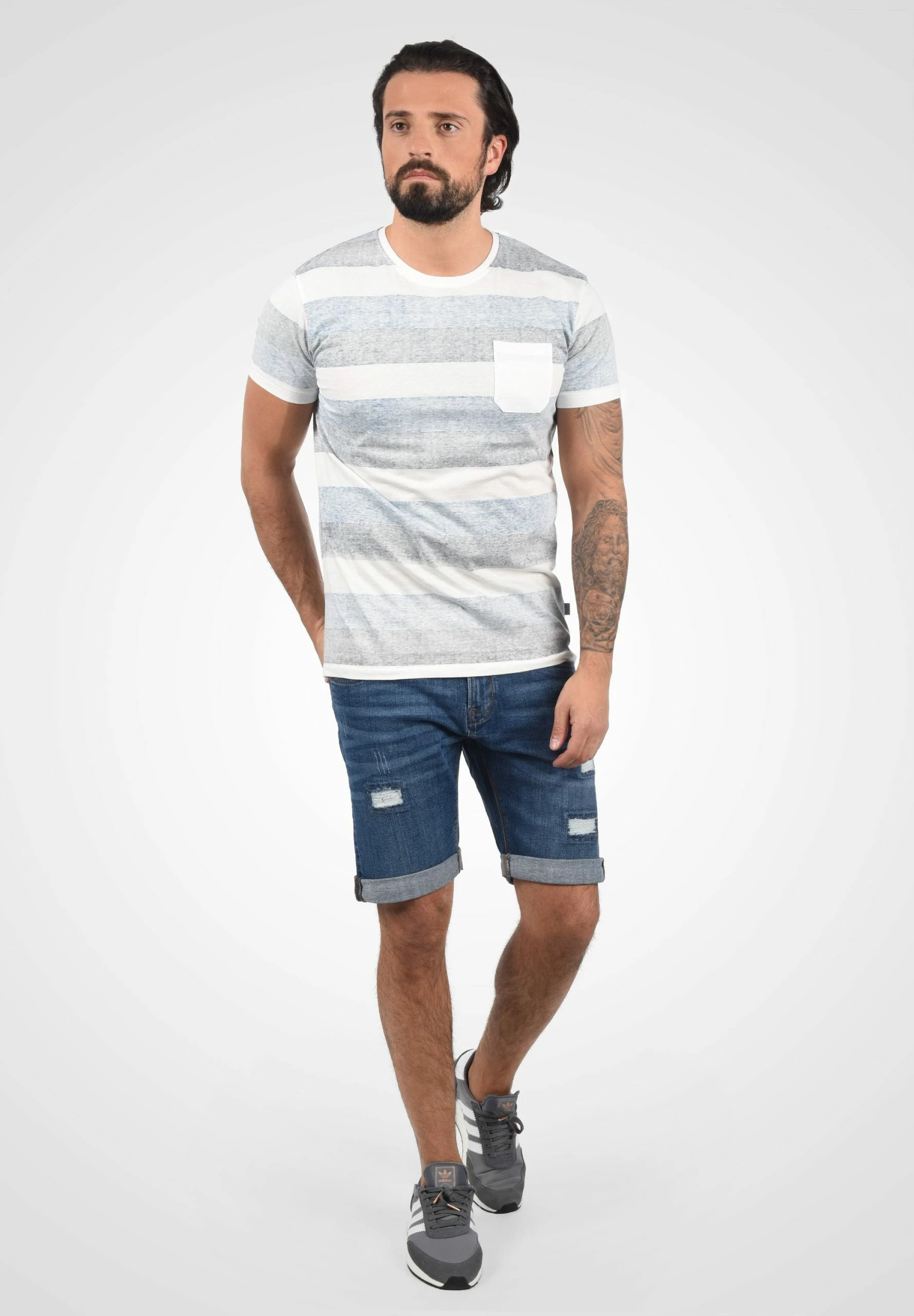Indicode Jeans IDHALLOW - Szorty Jeansowe - Blue | Wygoda i Styl 2 Indicode Jeans IDHALLOW - Szorty Jeansowe - Blue | Wygoda i Styl - obrazek 2